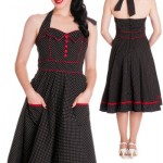 blk red polka dots