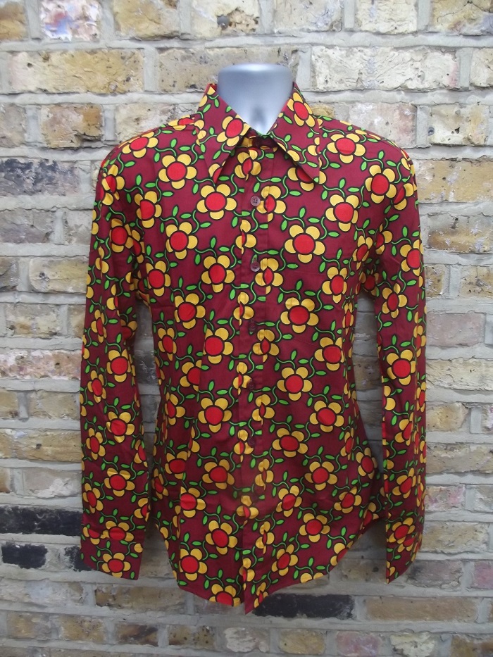 70s Men’s Retro Flower Shirt | Fashion Clicks